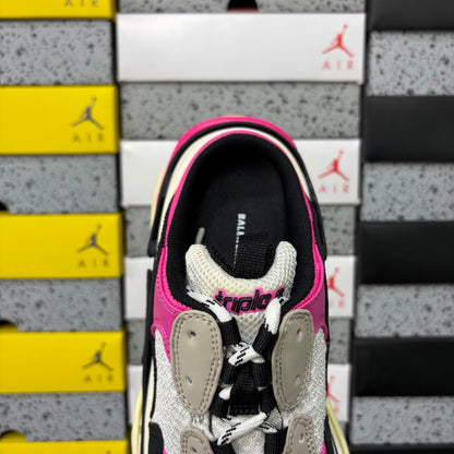 BLG Triple S Mule White/Black/Pink
