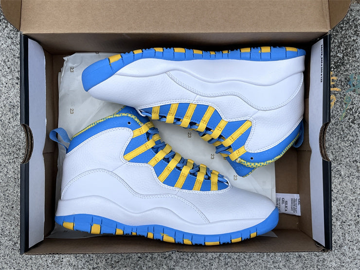 AJ10 White and Blue
