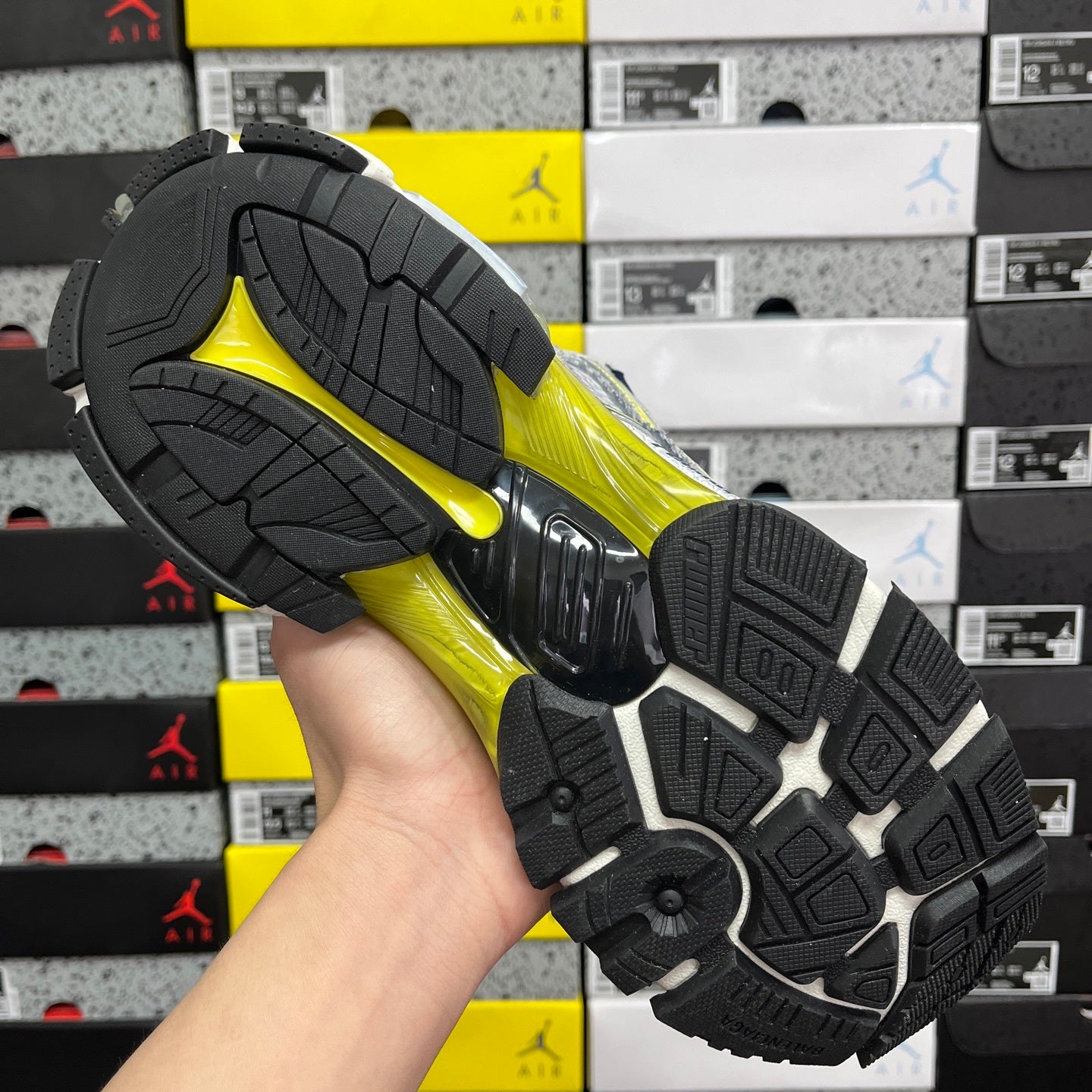 BLG Runner 7.0 Grey Yellow/Blue