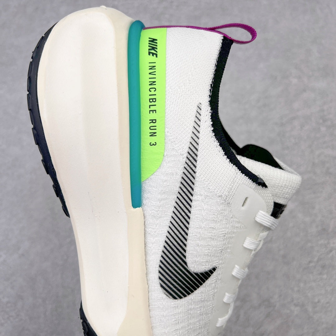 ZoomX Invincible Run Flyknit 3 White Black Picante Red Lime Blast