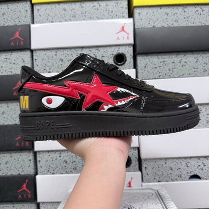 Bape STA Low Shark Face Black