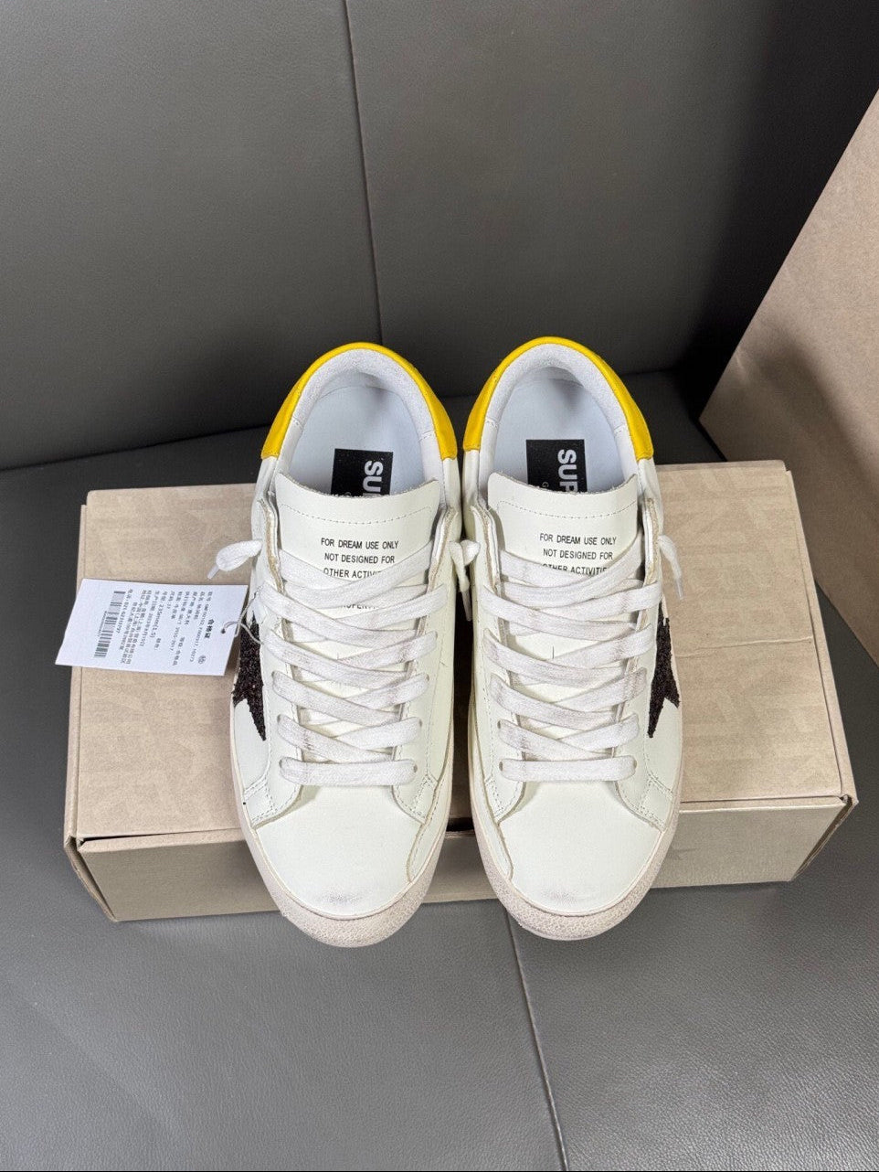 GDGS Superstar Yellow White Body Black Star