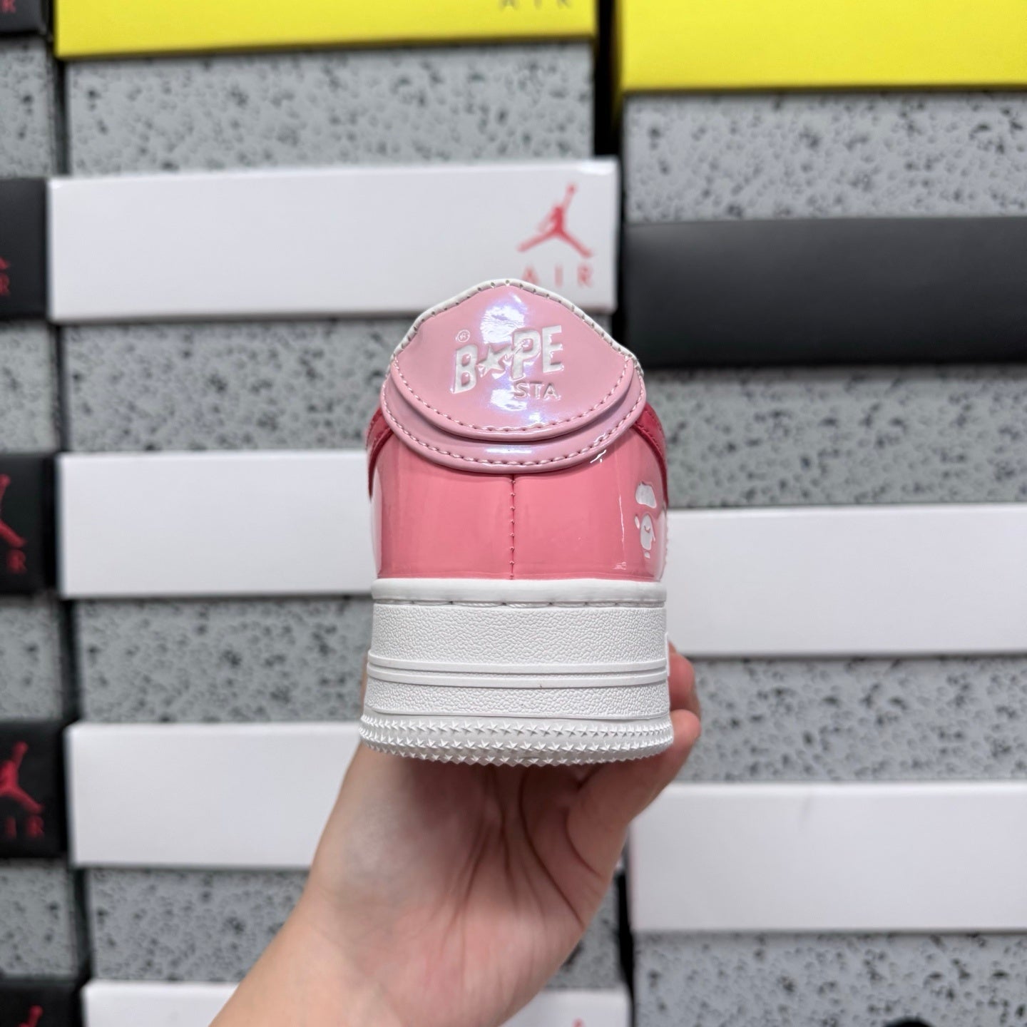 Bape STA Low Color Camo Combo Pink