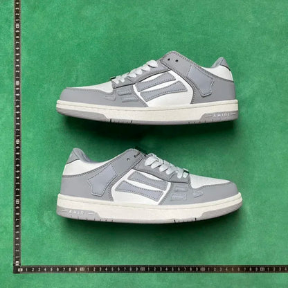 Skel Top Low Gray And White