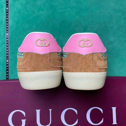 Gucci G75 Suede-Trimmed