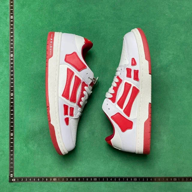 Skel Top Low White and Red