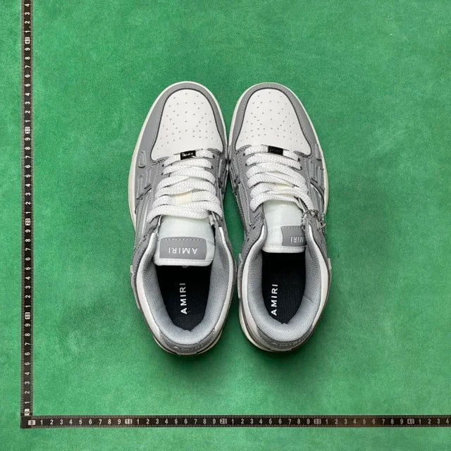 Skel Top Low Gray And White
