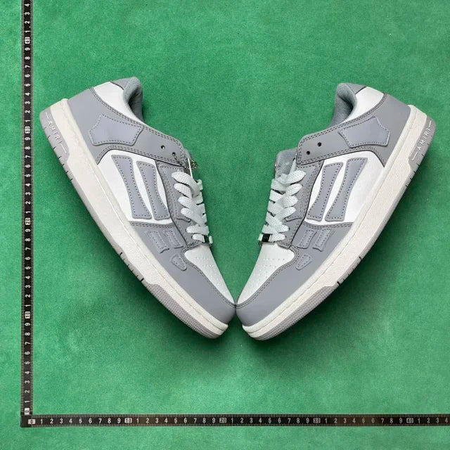 Skel Top Low Gray And White