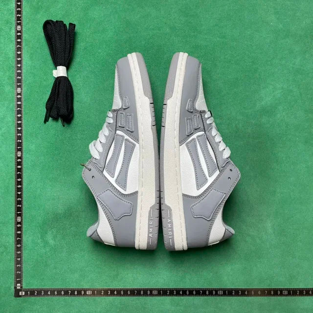 Skel Top Low Gray And White