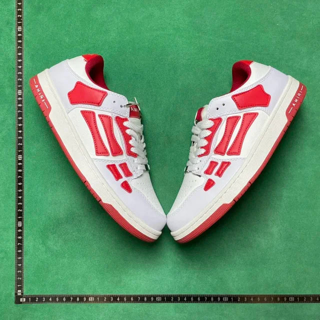 Skel Top Low White and Red