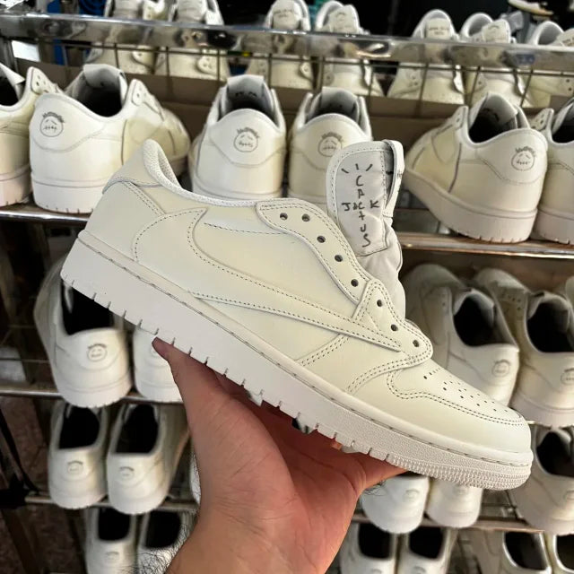 AJ1 Low x Travis Scott White