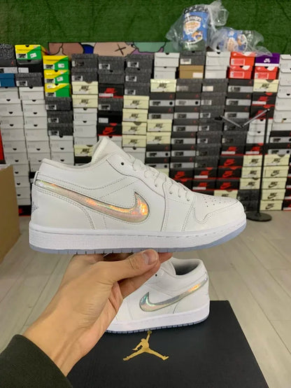 AJ1 Low White