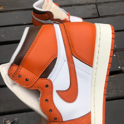 AJ1 High ORANGE WHITE