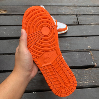 AJ1 High ORANGE WHITE