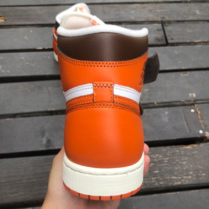 AJ1 High ORANGE WHITE