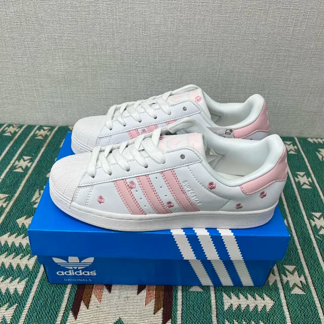 Superstar White And Light Pink