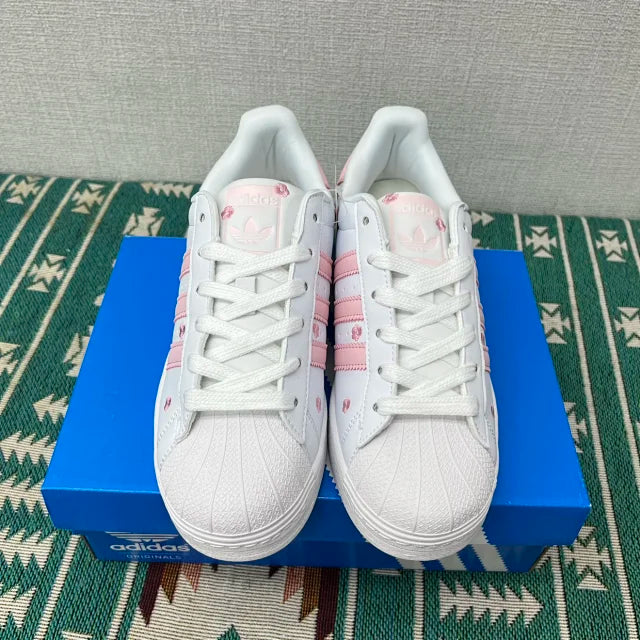 Superstar White And Light Pink