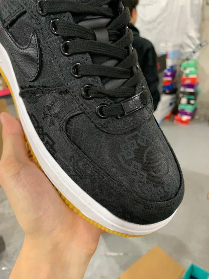 AF1 07 x Fragment Design x CLOT Black Silk