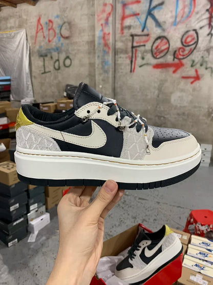 AJ1 Low Elevate Black Grey