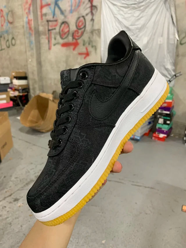 AF1 07 x Fragment Design x CLOT Black Silk