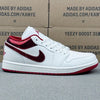 AJ1 Low Red And White