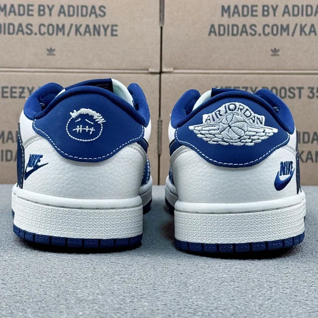 AJ1 Low White And Blue
