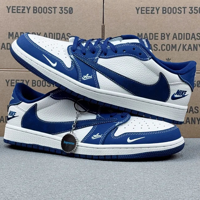 AJ1 Low White And Blue