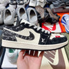 AJ1 Low x LV Black