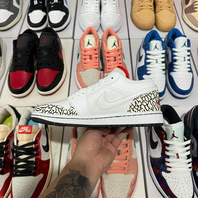 AJ1 Low White Cement