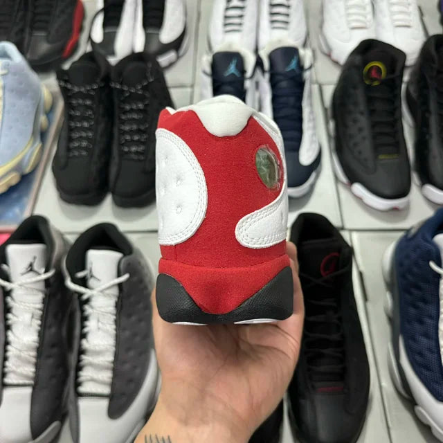 AJ13 White and Red