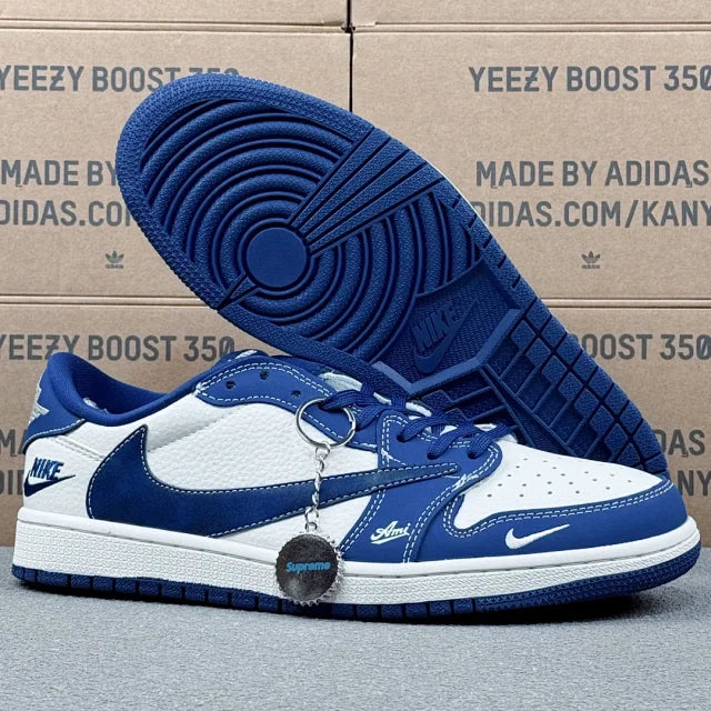 AJ1 Low White And Blue
