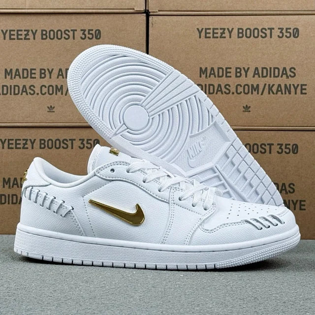 AJ1 Low Sail Metallic Gold