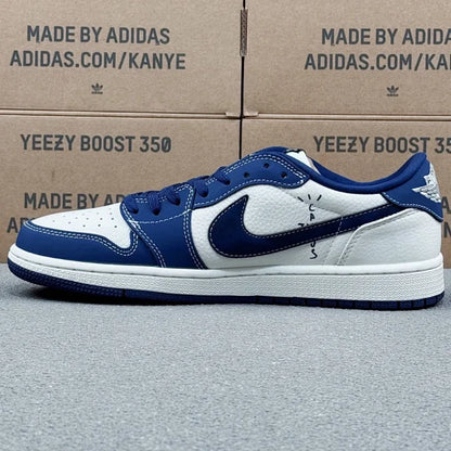 AJ1 Low White And Blue