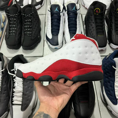 AJ13 White and Red