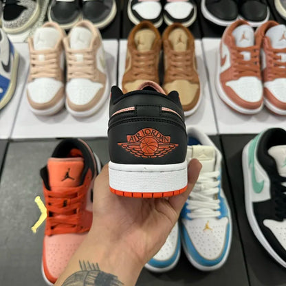 AJ1 Low Orange Black