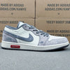 AJ1 Low x Supreme x Stussy Gray And White