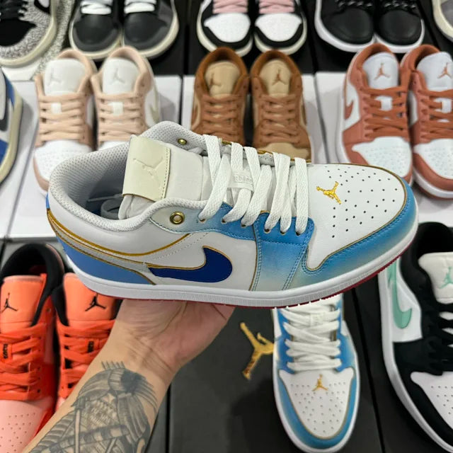 AJ1 Low Blue Gradient