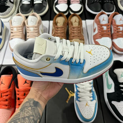 AJ1 Low Blue Gradient