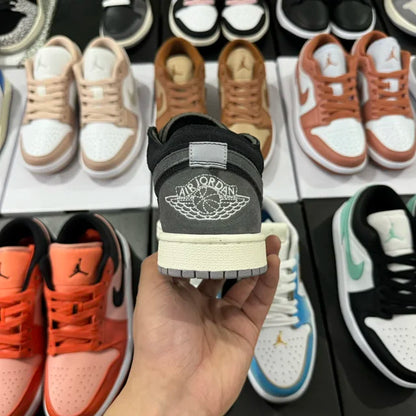 AJ1 Low Inside Out - Black