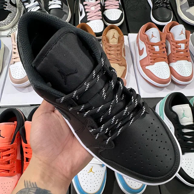 AJ1 Low Black Elephant