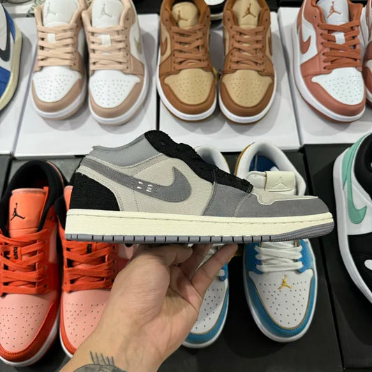 AJ1 Low Cement Grey