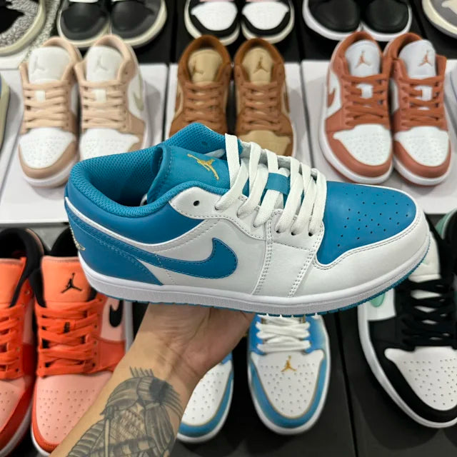 AJ1 Low Aquatone