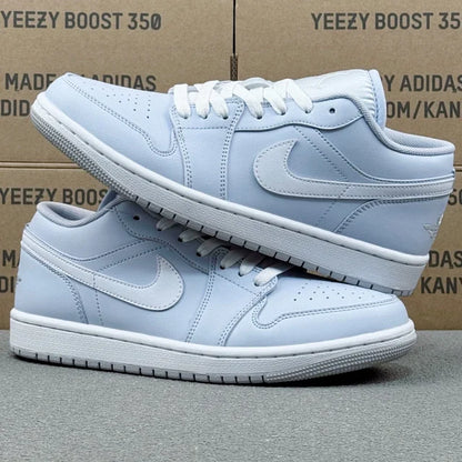 AJ1 Low Aluminium Azul