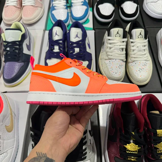 AJ1 Low Hyper Crimson