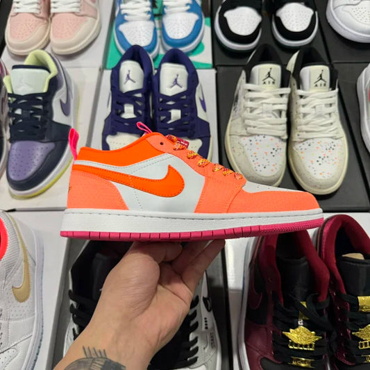 AJ1 Low Hyper Crimson
