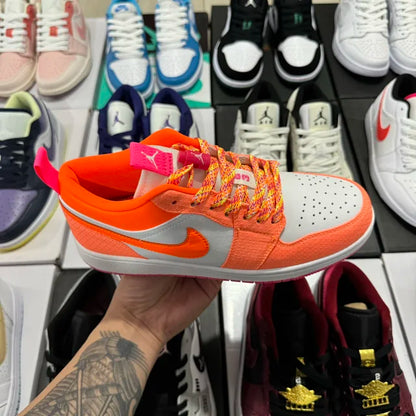AJ1 Low Hyper Crimson