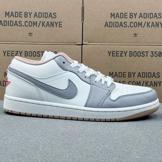 AJ1 Low Sail College Grey Rattan