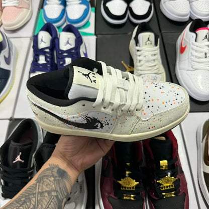 AJ1 Lowb Paint Splatter
