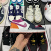 AJ1 Low Mismatched Purple Magenta