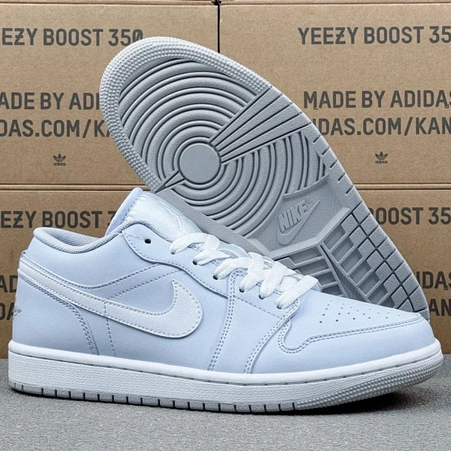 AJ1 Low Aluminium Azul